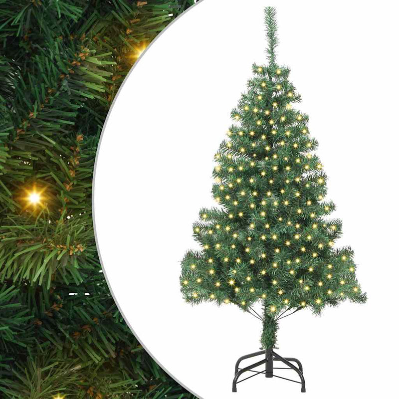 ギャラリービューアに画像をロードする, Vidaxl kerstboom met 300 led met standaard groen 180 cm pvc
