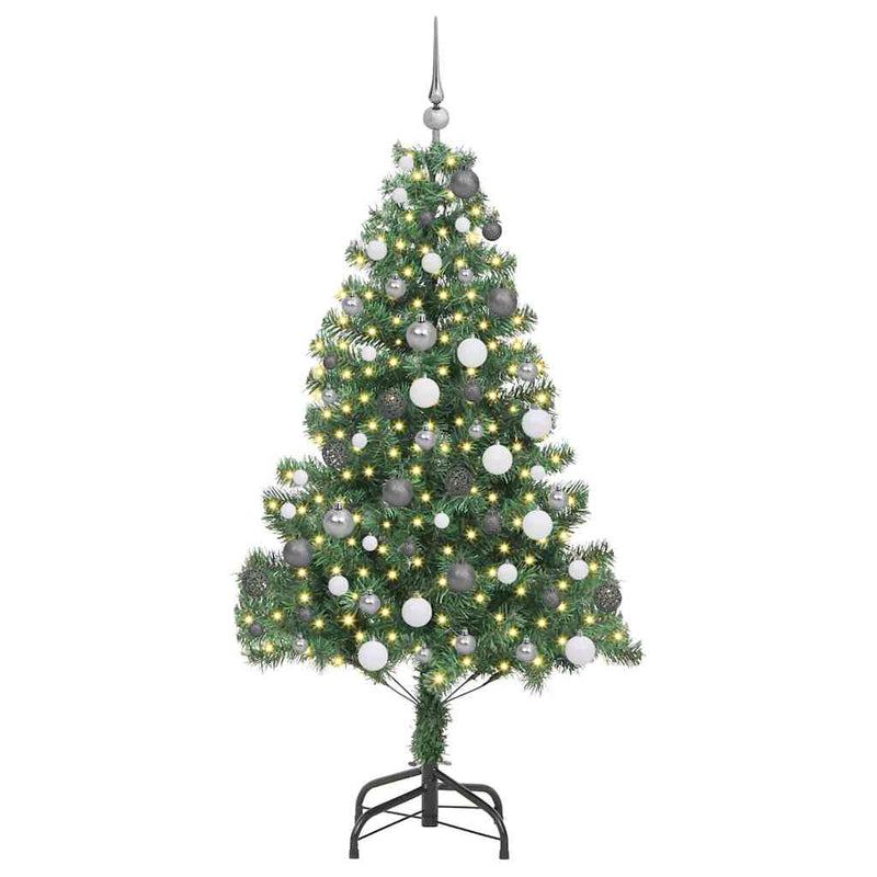 Afbeelding laden in galerijviewer, Vidaxl kerstboom met 300 led met standaard groen 180 cm pvc
