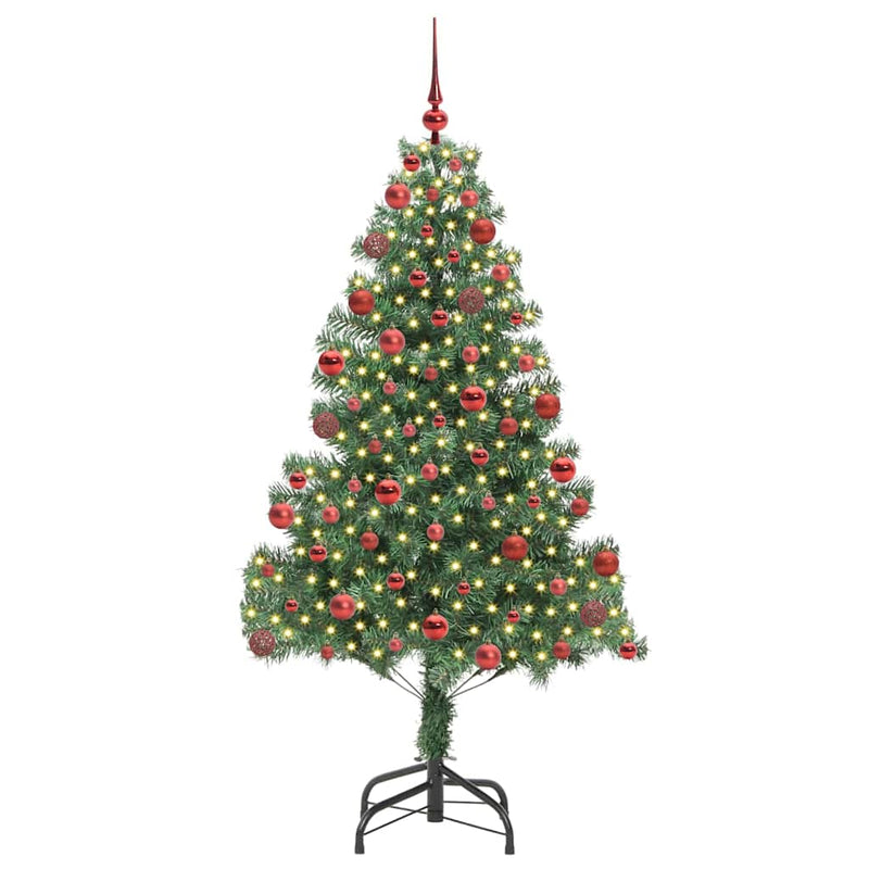ギャラリービューアに画像をロードする, Vidaxl kerstboom met 300 led met standaard groen 180 cm pvc
