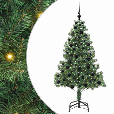 Vidaxl kerstboom met 300 led met standaard groen 180 cm pvc