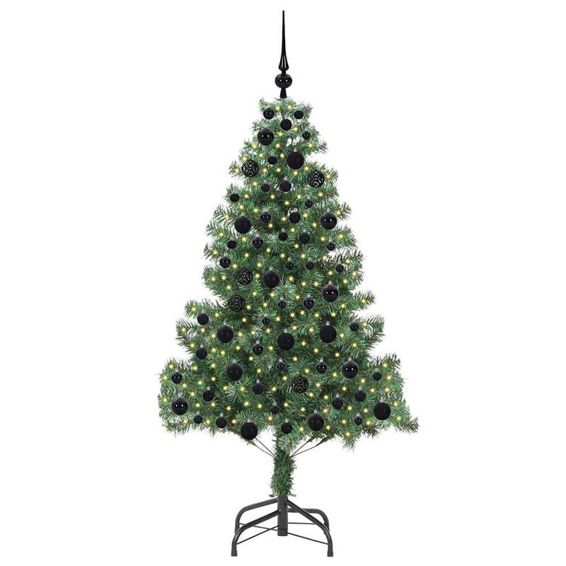 ギャラリービューアに画像をロードする, Vidaxl kerstboom met 300 led met standaard groen 180 cm pvc
