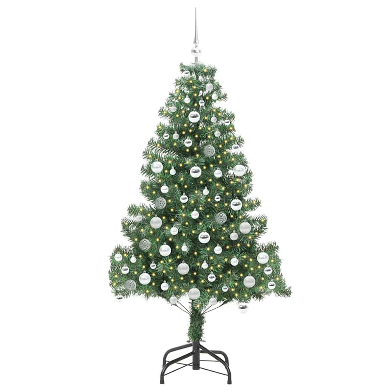 ギャラリービューアに画像をロードする, Vidaxl kerstboom met 300 led met standaard groen 180 cm pvc
