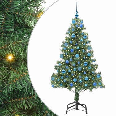 Vidaxl kerstboom met 300 led met standaard groen 180 cm pvc