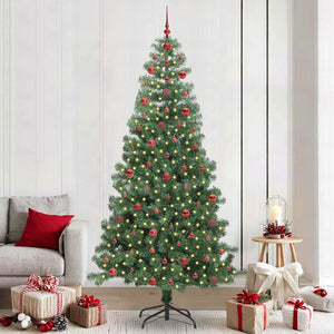 Vidaxl kerstboom met 300 led met standaard groen 240 cm pvc