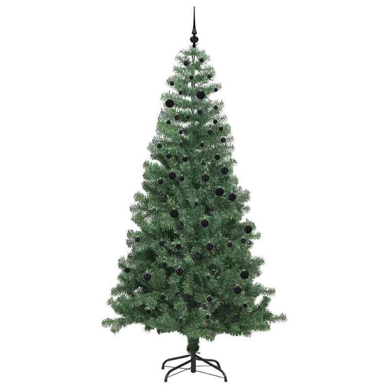 Afbeelding laden in galerijviewer, Vidaxl kerstboom met 300 led met standaard groen 240 cm pvc
