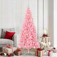 Vidaxl kerstboom met 300 led met standaard roze 180 cm pvc