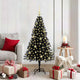 Vidaxl kerstboom met 150 led met standaard zwart 150 cm pvc