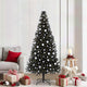 Vidaxl kerstboom met 300 led met standaard zwart 210 cm pvc