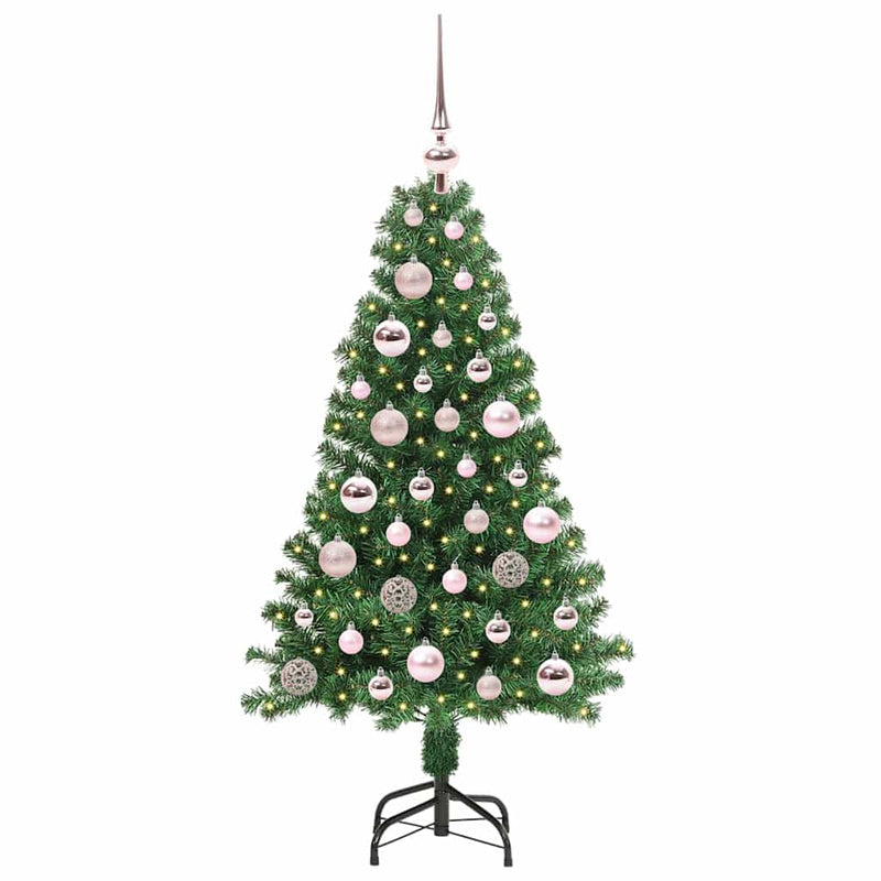 Afbeelding laden in galerijviewer, Vidaxl kunstkerstboom groen 120 cm pvc en staal en kunststof
