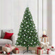 Vidaxl kunstkerstboom groen 210 cm pvc en staal en kunststof