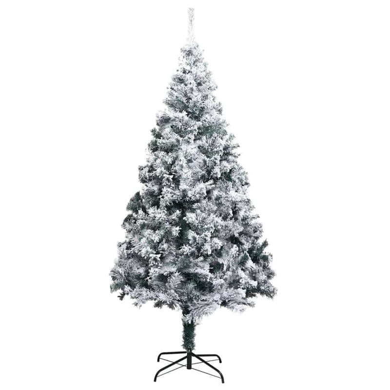 Afbeelding laden in galerijviewer, Vidaxl kunstkerstboom met 300 led wit 180 cm pvc en staal en kunststof
