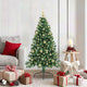 Vidaxl kunstmatig voorverlicht kerstboom met 150 led groen 150 cm pvc