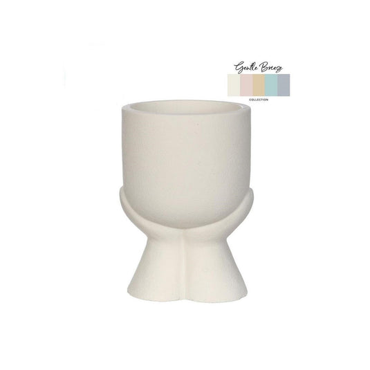 Ideas 4 seasons daydream bloempot 10,5x10,5xh15cm crã¨me
