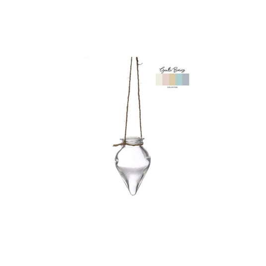 Ideas 4 seasons bloemenvaas breeze hangend ã˜6xh31cm helder