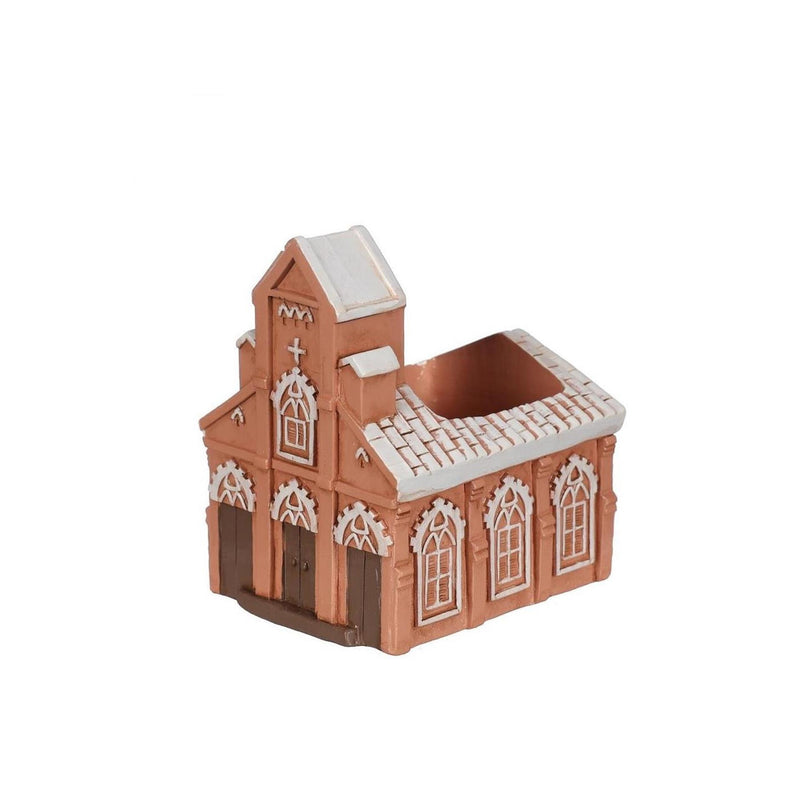 Chargez l'image dans la visionneuse de la galerie, Ideas 4 seasons cement kerk bloempot 10,3x8,7xh.11,4cm roze
