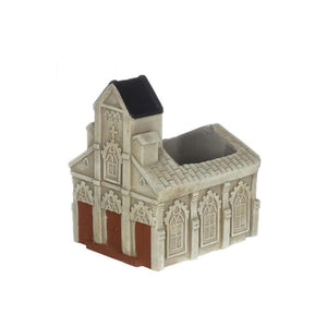 Ideas 4 seasons cement kerk bloempot 10,3x8,7xh.11,4cm crã¨me