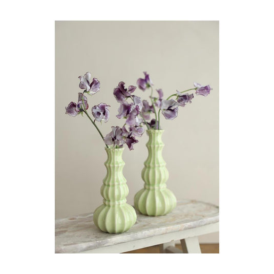 Ideas 4 seasons vaas delphi ø9xh16,9cm linde groen
