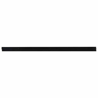 Vidaxl zelfklevende deurborstels 6 pcs zwart 100 cm aluminium legering