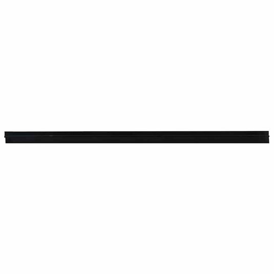 Vidaxl zelfklevende deurborstels 6 pcs zwart 100 cm aluminium legering