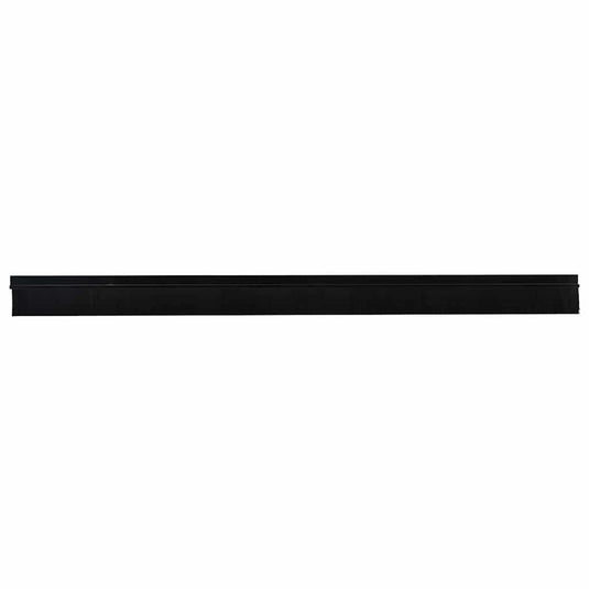 Vidaxl zelfklevende deurborstels 6 pcs zwart 100 cm aluminium legering
