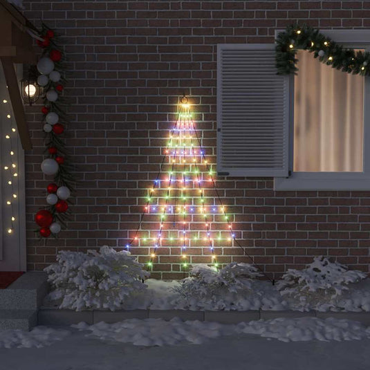 Vidaxl led kerstboom met grondspiesjes multikleur 182 cm metaal