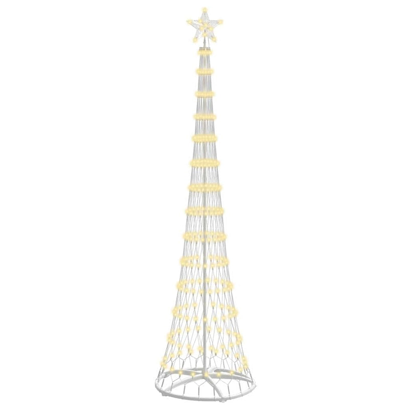 Chargez l'image dans la visionneuse de la galerie, Vidaxl led kerstboom met 290 led warmwit 70 x 70 x 250 cm metaal
