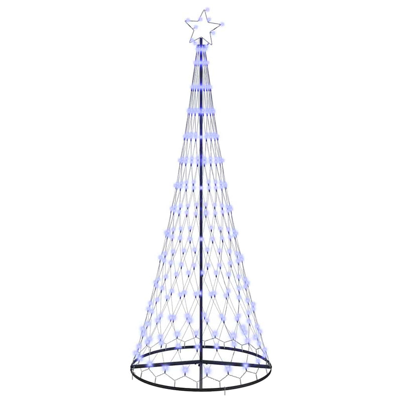 Afbeelding laden in galerijviewer, Vidaxl led kerstboom met 295 led met standaard blauw 250 cm metaal
