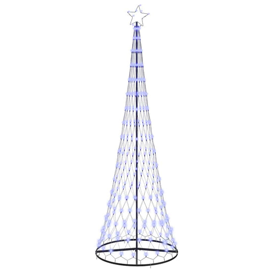 Vidaxl led kerstboom met 355 led met standaard blauw 184.5 cm metaal