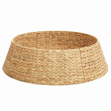 Vidaxl kerstboomkraag bruin 90 x 90 x 28 cm waterhyacint
