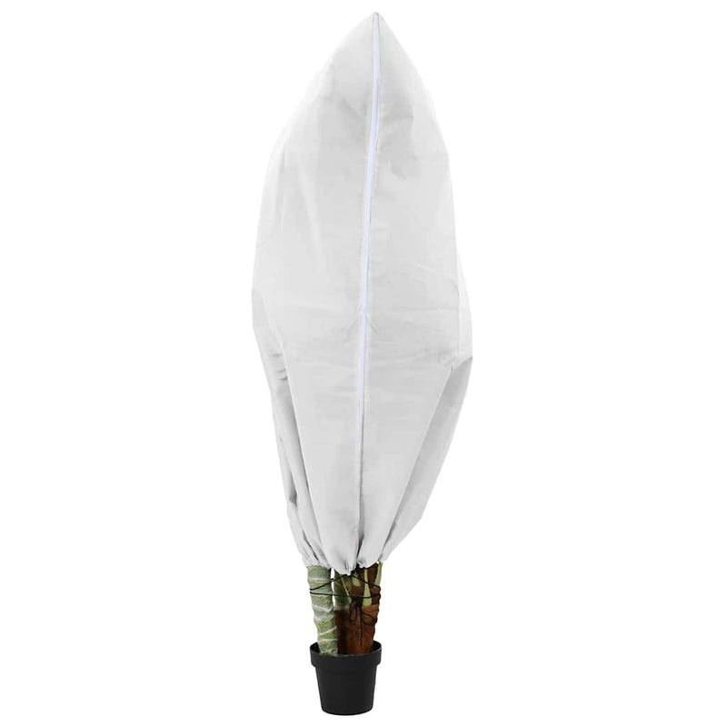 Afbeelding laden in galerijviewer, Vidaxl vorstbescherming plantenfleece covers 5 pcs wit 1,55 x 1 m
