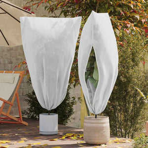 Vidaxl vorstbescherming plantenfleece covers 5 pcs wit 1,55 x 1,55 m