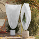 Vidaxl vorstbescherming plantenfleece covers 5 pcs wit 1,55 x 1,55 m