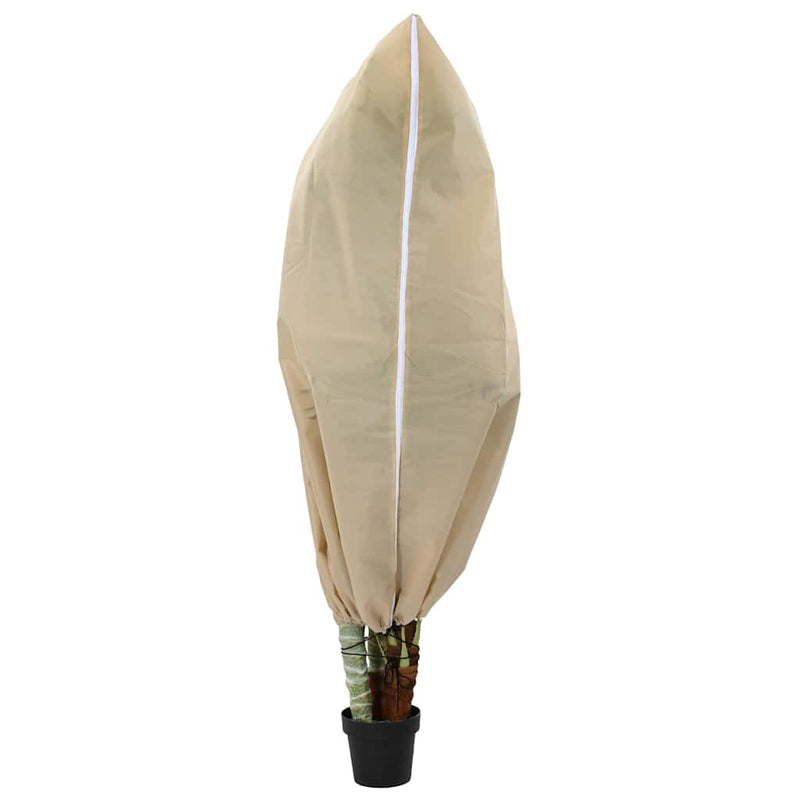 Chargez l'image dans la visionneuse de la galerie, Vidaxl vorstbescherming plantenfleece covers 5 pcs beige 1,8 x 1,2 m
