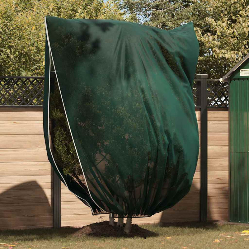 Afbeelding laden in galerijviewer, Vidaxl vorstbescherming plantenfleece covers groen 2,4 x 2 m
