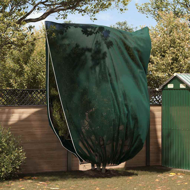 Afbeelding laden in galerijviewer, Vidaxl vorstbescherming plantenfleece covers groen 3,5 x 2,5 m
