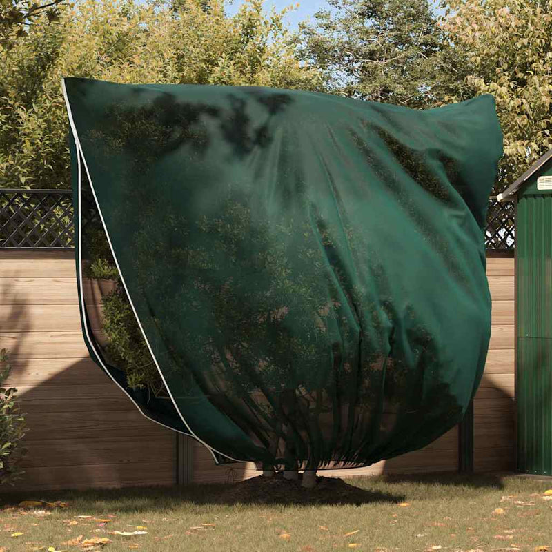 Afbeelding laden in galerijviewer, Vidaxl vorstbescherming plantenfleece covers 3 pcs groen 2,5 x 3,14 m
