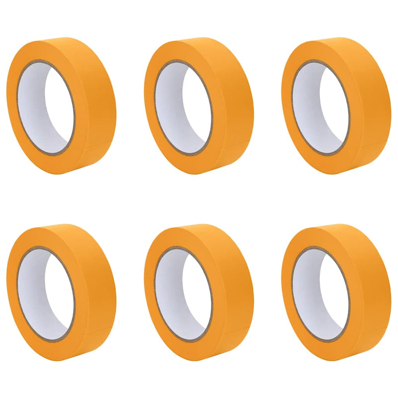 ギャラリービューアに画像をロードする, Vidaxl verf maskertapes 6 pcs geel 30mm x 50m papier
