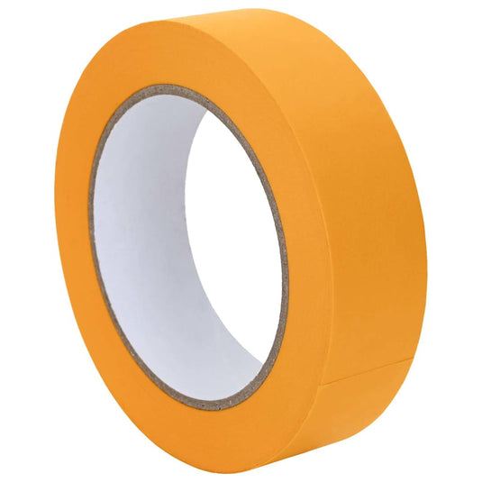 Vidaxl verf maskertapes 50 pcs geel 30mm x 50m papier