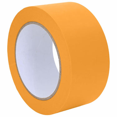 Vidaxl verf maskertapes 24 pcs geel 50mm x 50m papier