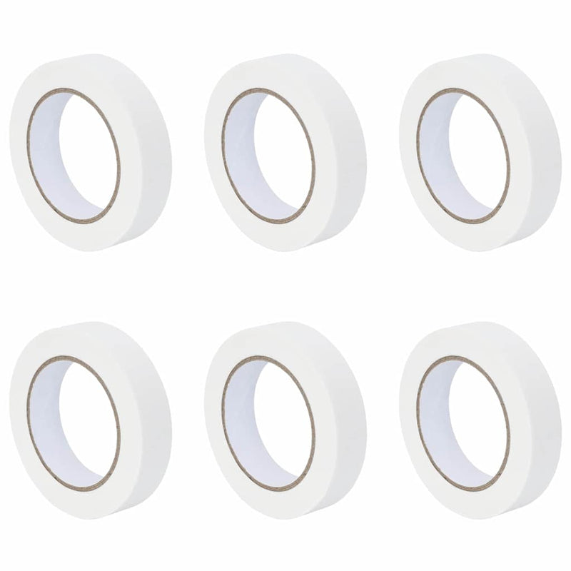 ギャラリービューアに画像をロードする, Vidaxl verf maskertapes 6 pcs wit 25mm x 50m papier
