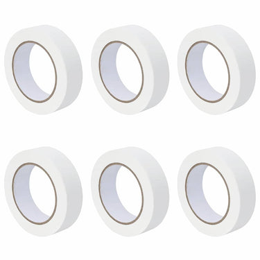 Vidaxl verf maskertapes 6 pcs wit 30mm x 50m papier