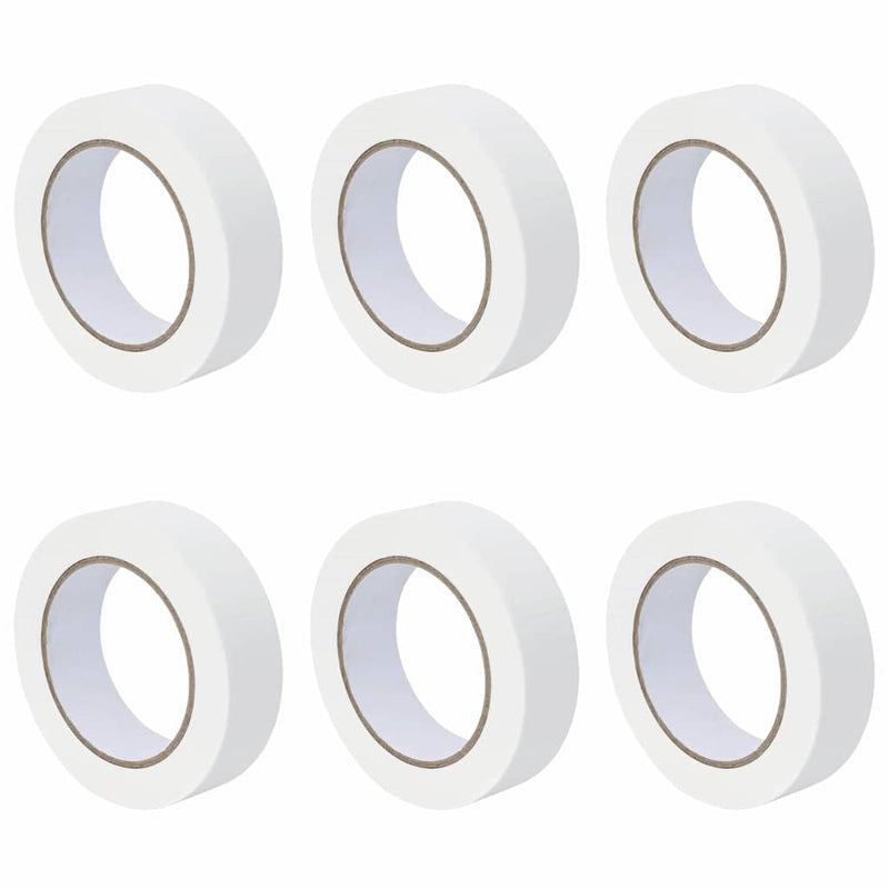 ギャラリービューアに画像をロードする, Vidaxl verf maskertapes 6 pcs wit 30mm x 50m papier
