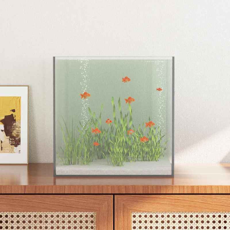 ギャラリービューアに画像をロードする, Vidaxl aquarium met opslag doorzichtig 30 x 30 x 30 cm glas
