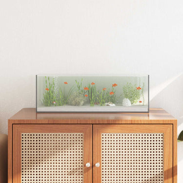 Vidaxl aquarium met opslag doorzichtig 60 x 20 x 20 cm glas