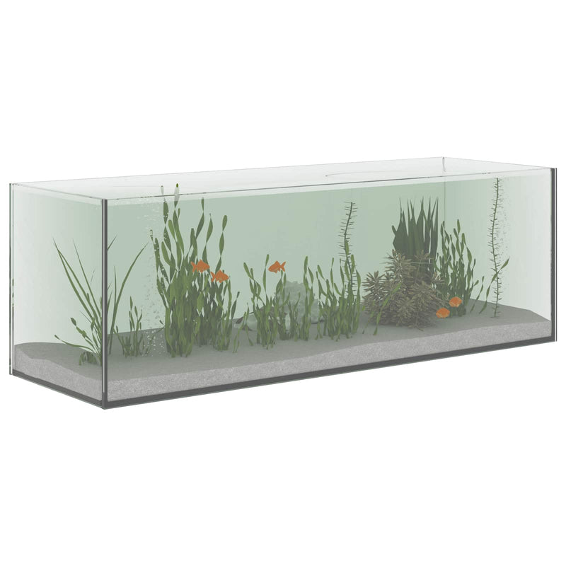 Afbeelding laden in galerijviewer, Vidaxl aquarium met opslag doorzichtig 60 x 20 x 20 cm glas
