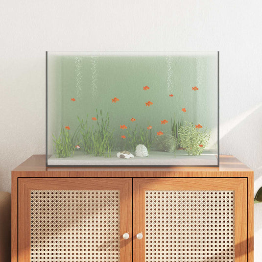 Vidaxl aquarium met opslag doorzichtig 60 x 35 x 40 cm glas