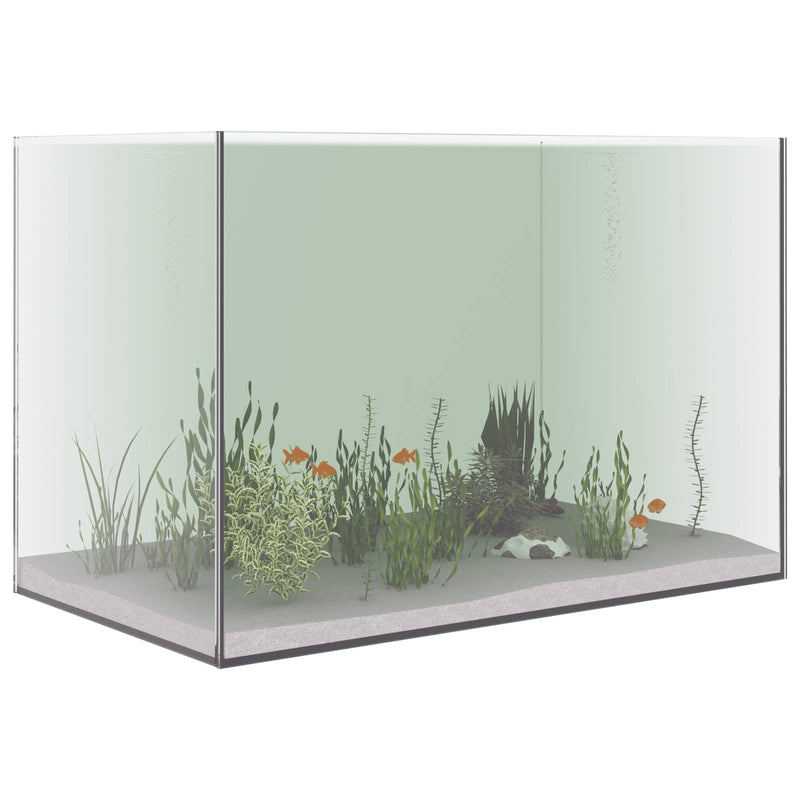 Chargez l'image dans la visionneuse de la galerie, Vidaxl aquarium met opslag doorzichtig 60 x 35 x 40 cm glas
