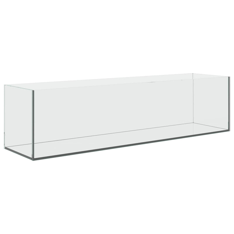 Afbeelding laden in galerijviewer, Vidaxl aquarium met opslag doorzichtig 80 x 20 x 20 cm glas
