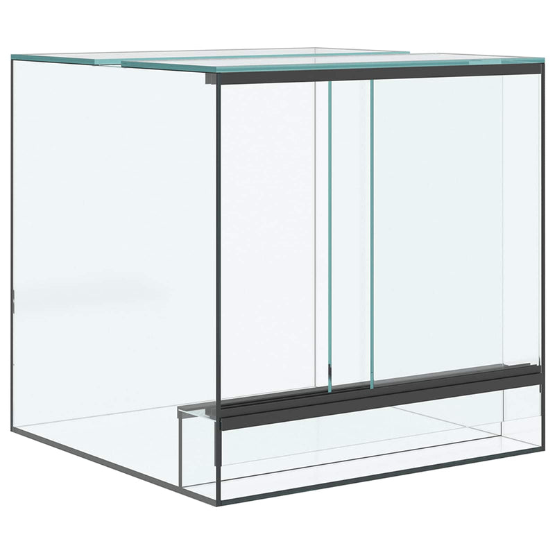 Chargez l'image dans la visionneuse de la galerie, Vidaxl terrarium met opslag doorzichtig 30 x 30 x 30 cm glas
