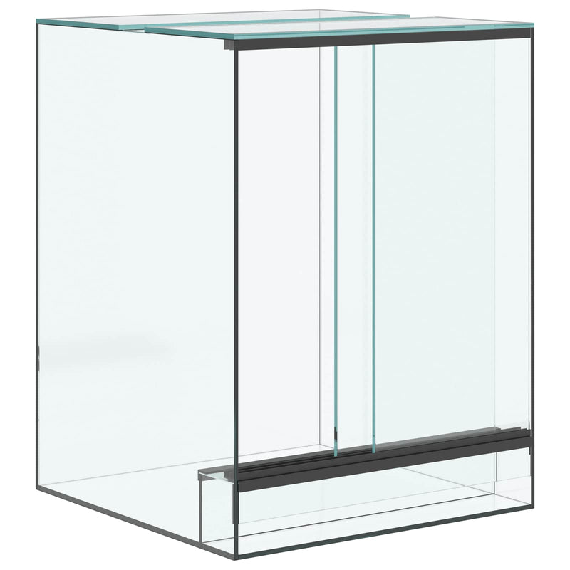 Chargez l'image dans la visionneuse de la galerie, Vidaxl terrarium met opslag doorzichtig 30 x 30 x 40 cm glas
